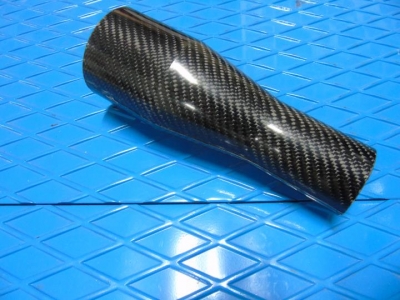 Tapered carbon fiber turbo tube